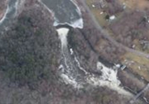 Aerial Images Show Miles of Ice Jams on Connecticut Rivers
