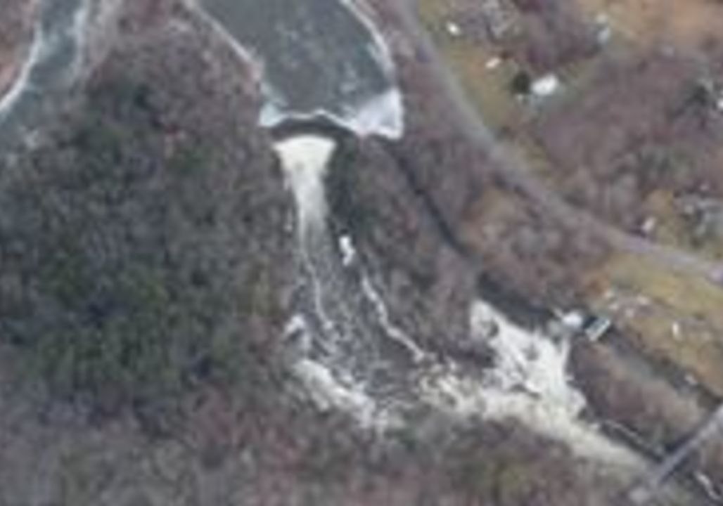Aerial Images Show Miles of Ice Jams on Connecticut Rivers