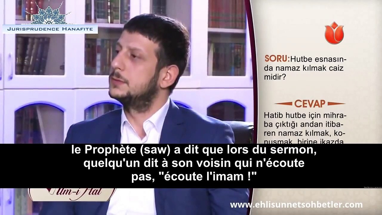 Est-il permis de prier pendant le sermon (khutba) du vendredi ?