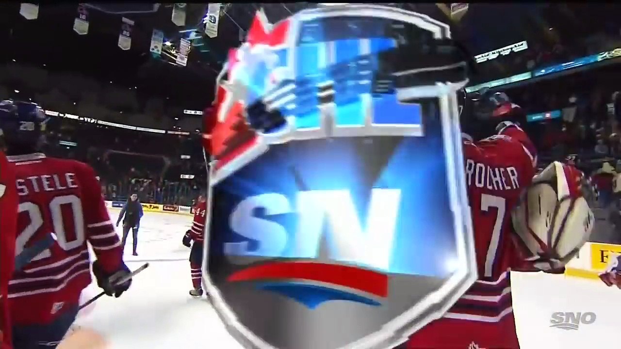 Stephen Desrocher OT Winner + Post game interview v.s Quebec Remparts 5/24/15