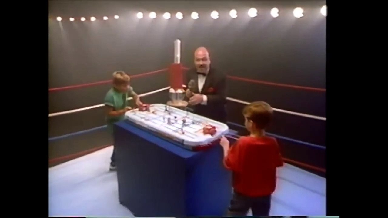WWF Ice Hockey Shootout Toy Commercial (1991) - 90's Commercial
