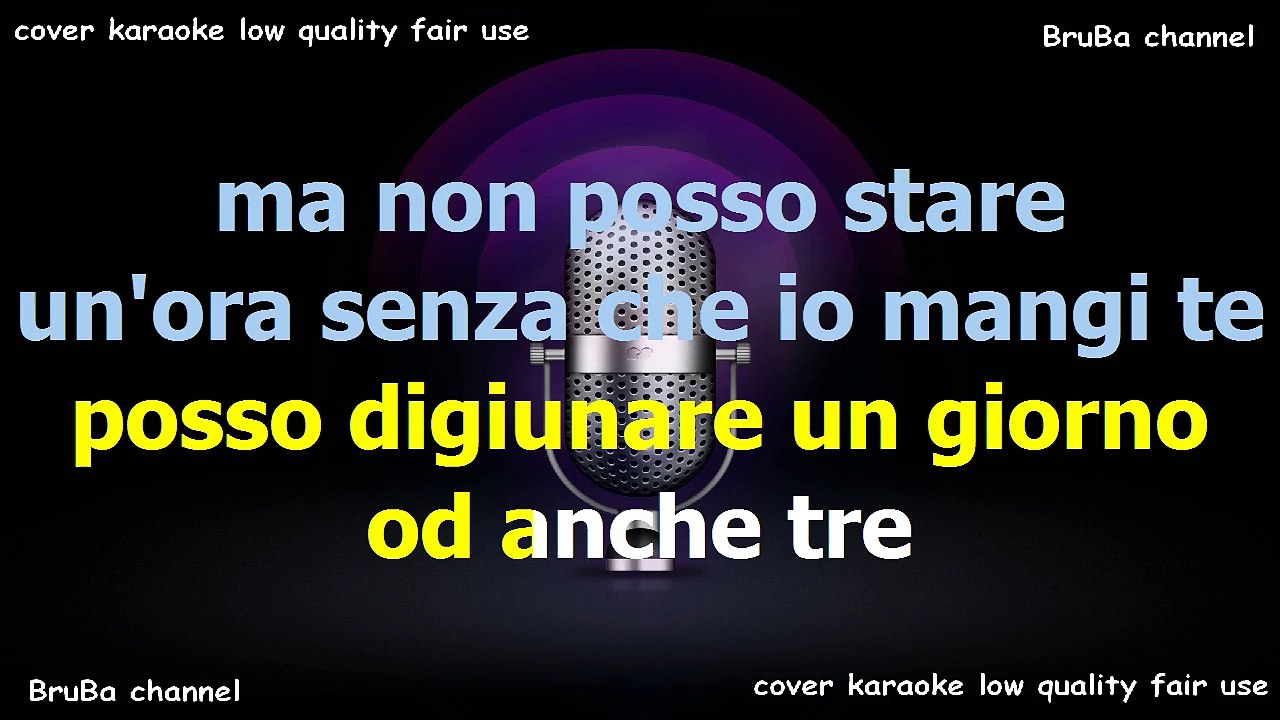 Jovanotti - Morirò d'amore  Karaoke