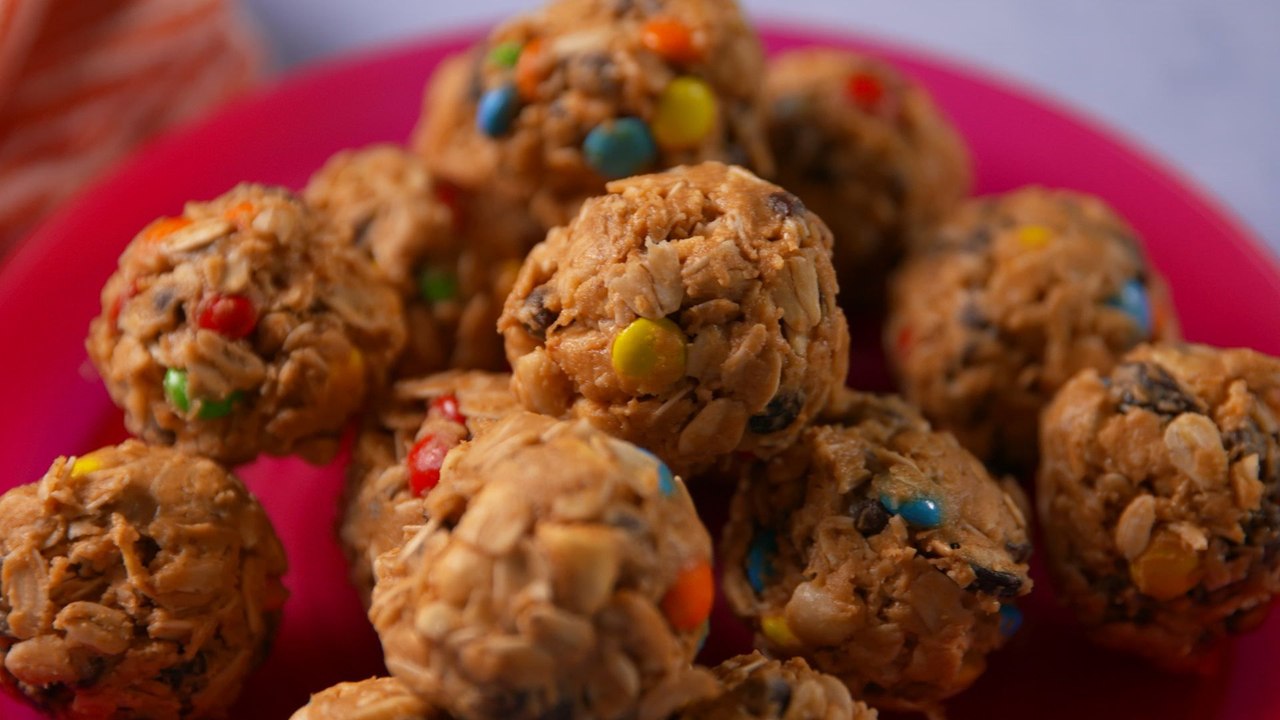 Monster Trail Mix Bites = Best. Snack. Ever.