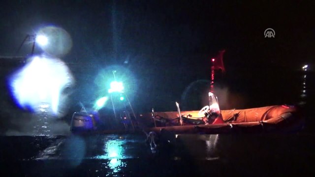 Ordu'da polis aracı denize düştü(2): 1 kayıp, 1 yaralı