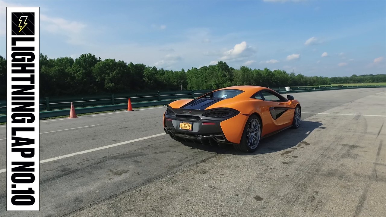 McLaren 570S at Lightning Lap 2016