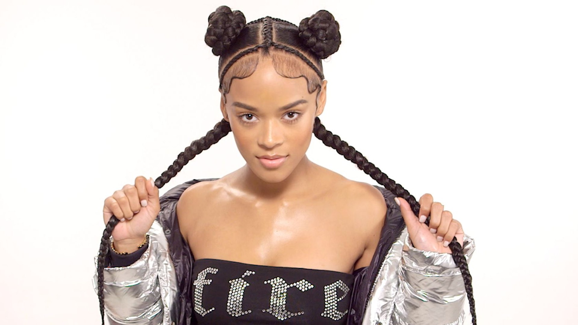 Braided Bantu Buns With Braids Featuring Serayah Video Dailymotion
