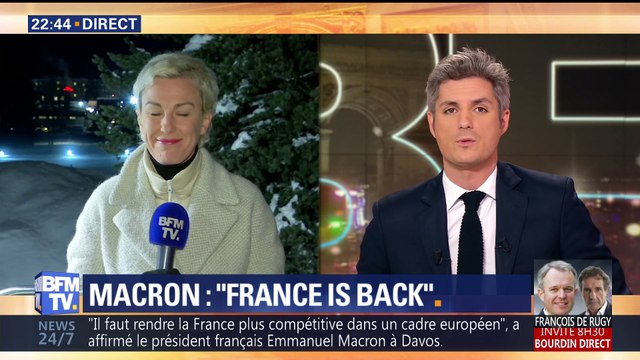 Forum de Davos: zoom sur le discours d'Emmanuel Macron