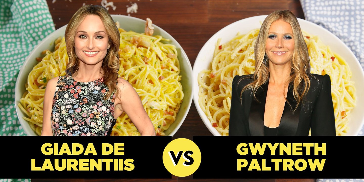 Gwyneth Paltrow vs. Giada De Laurentiis: Carbonara Edition