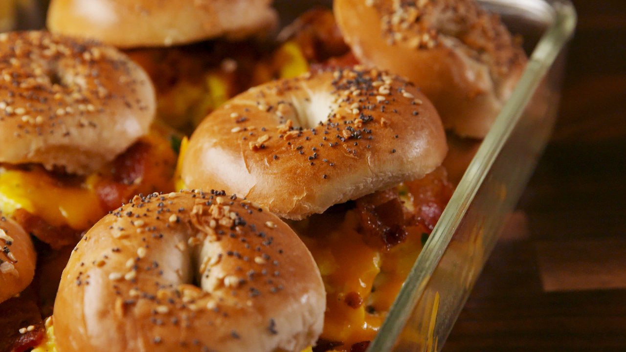 Bagel Breakfast Sliders Slay The BEC Game