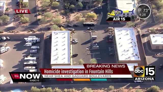 Homicide investigation underway in Fountain Hills