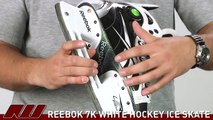 Reebok RBK 7K White Pump Ice Hockey Skate