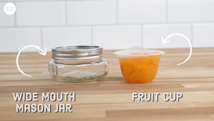 You'll Never Believe All of The Things You Can Do With a Mason Jar and a Fruit Cup