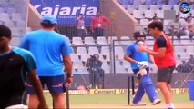WATCH: Arjun Tendulkar bowling bouncers to Team India, Shikhar Dhawan