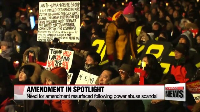 Constitutional amendment becomes political hot potato in Korea