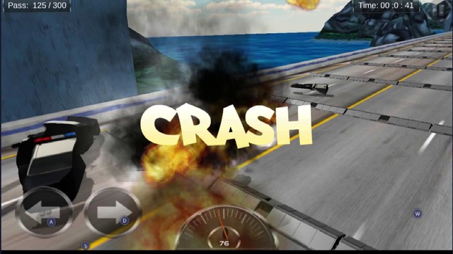 100 Speed Bumps Challenge high speed testing police car funny crash