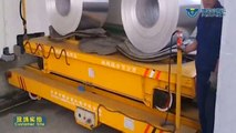 Low voltage industry use steel coil electric rail transfer transporter