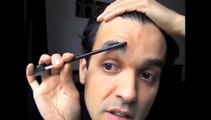 tutorial how to hide your eyebrows with makeup