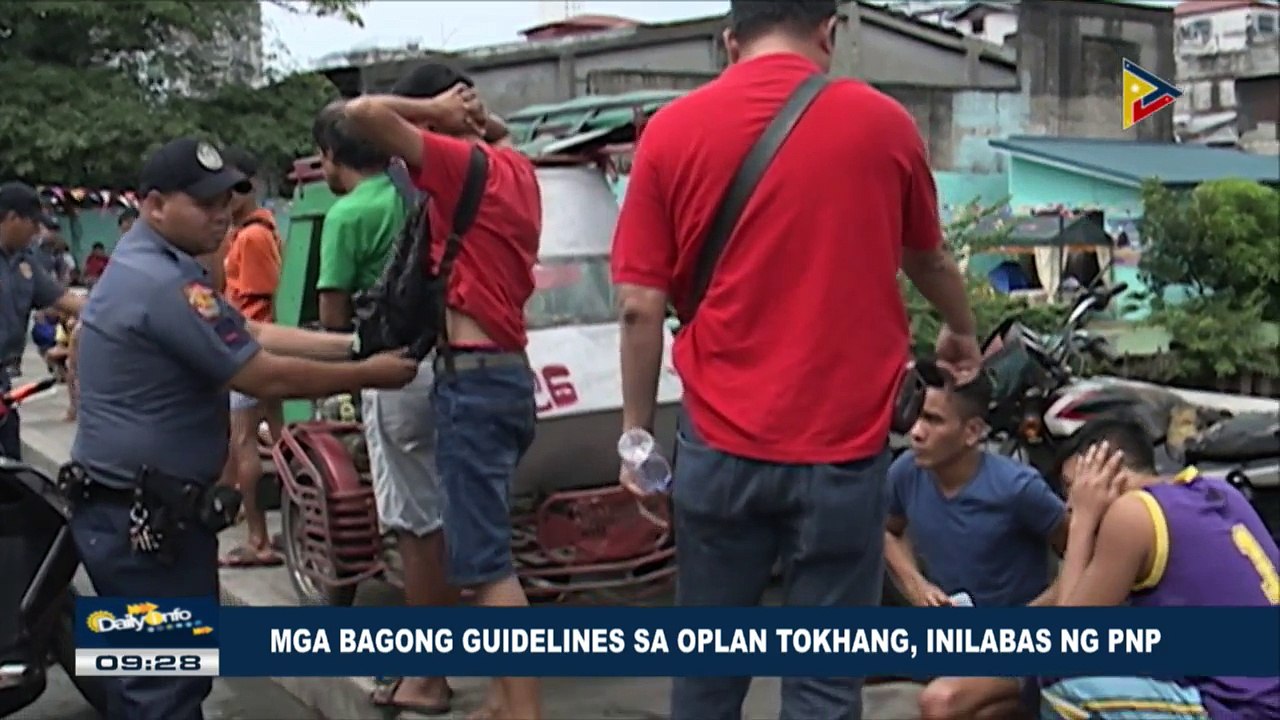 Mga bagong guidelines sa Oplan Tokhang, inilabas ng PNP