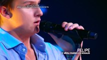 Felipe canta ‘Hoy tengo ganas de ti’ _ Audiciones a ciegas