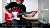 Squier Affinity Series Telecaster Sound test