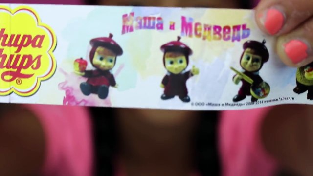 MASHA AND THE BEAR CHUPA CHUPS| Маша и Медведь кукла| MASHA SURPRISE EGGS| B2cutecupcakes
