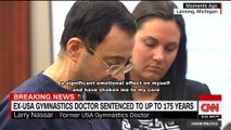 Larry Nassar apologises to sexual abuse victims at his sentencing