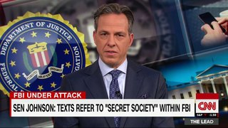 Senator Texts refer to FBI secret society