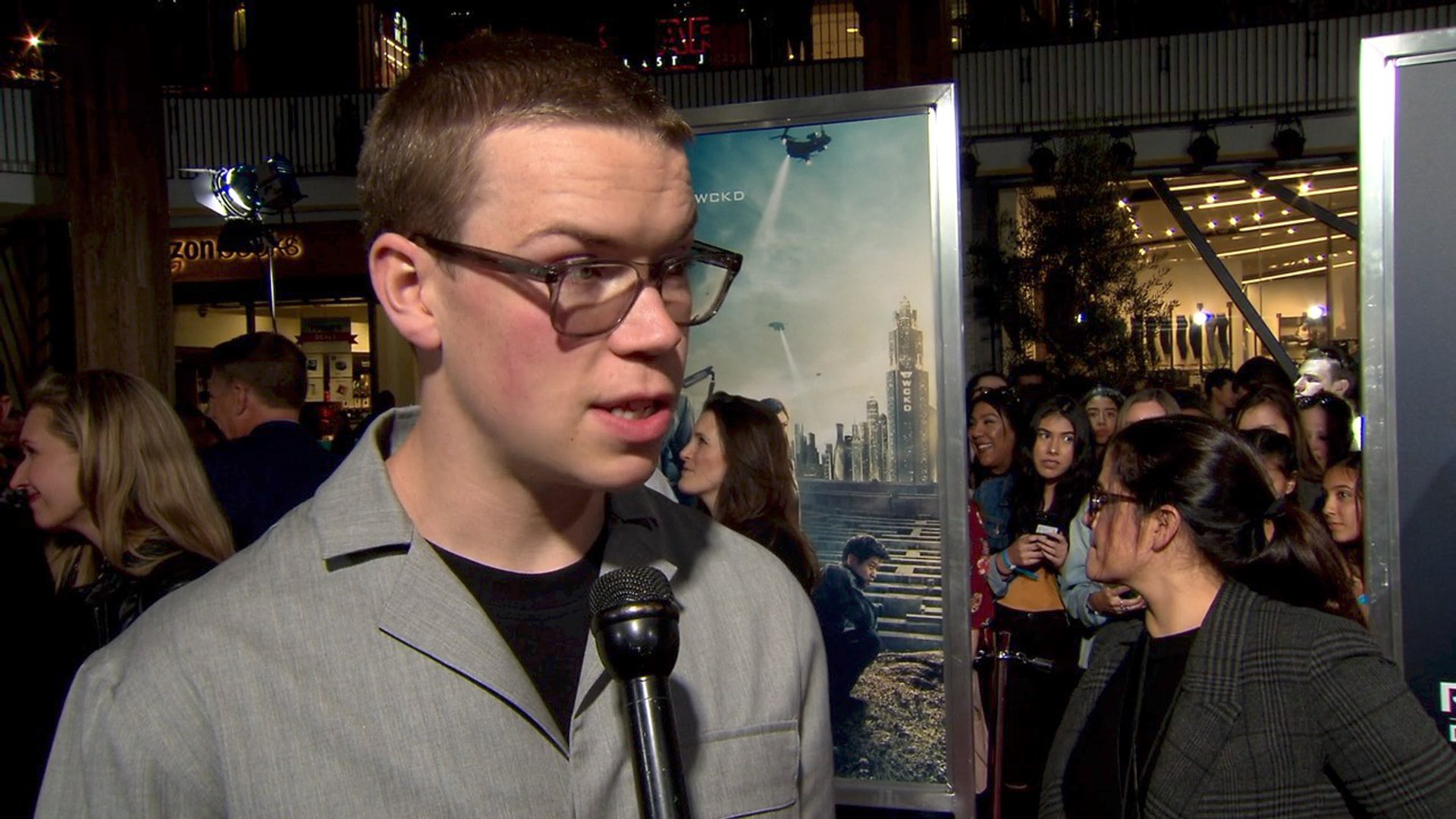 ⁣Will Poulter Needs Support At 'Maze Runner: The Death Cure' Premiere