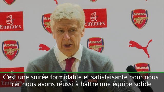 Demies - Wenger : Nous pouvons enfin nous concentrer sur notre jeu
