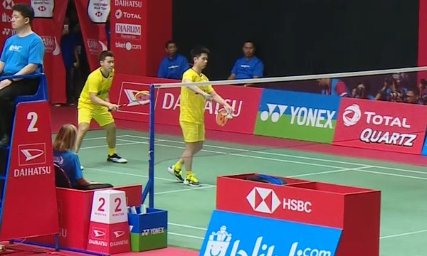 Kevin - Marcus ke 16 Besar Indonesia Masters