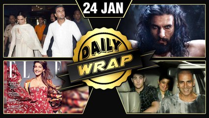 Deepika Ranveer's Love, Sonam's Plaguraism, Padmaavat Movie Review Grab Headlines | Daily Wrap