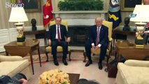 Erdoğan ile Trump arasında beklenen görüşme gerçekleşti!