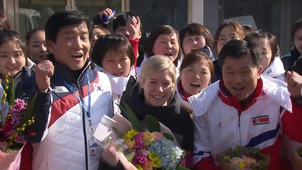 女아이스하키 단일팀 훈련 시작 / YTN