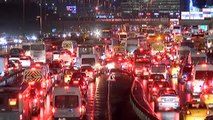 İstanbul'da Kar : Trafik Yoğunluğu Yüzde 76 Seviyesinde
