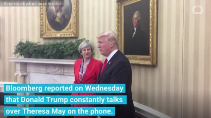 Donald Trump is reportedly so dominant in calls with Theresa May that she only has 5 seconds to make her point