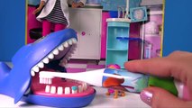 Paw Patrol Dentist Skye Brushes Shark Teeth Learning Video for Children | Fizzy Fun Toys