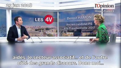 La charge de Benoît Hamon contre Emmanuel Macron