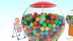Learn colors Baby 3D Gumball Machine and Balls _ Learning Colours for Kids Child