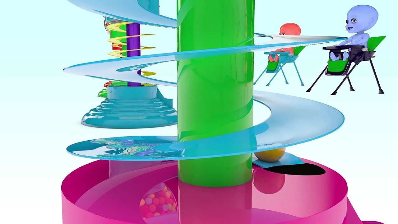 Learn Colors with 3D Baby Gumball Candy Part 2 - Colours for Kids Children Toddl