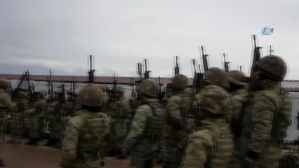 Türk Komandolarının Azez'deki Yemin Görüntüleri Göğüsleri Kabarttı