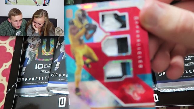 MORE AUTOGRAPHED CARDS! IRL Football cards Opening - Panini Unparalleled 2016