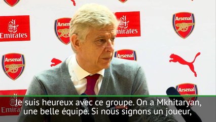Demies - Wenger : "Heureux avec ce groupe"
