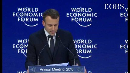 "France is back !" : l'envolée de Macron à Davos (L'Obs)
