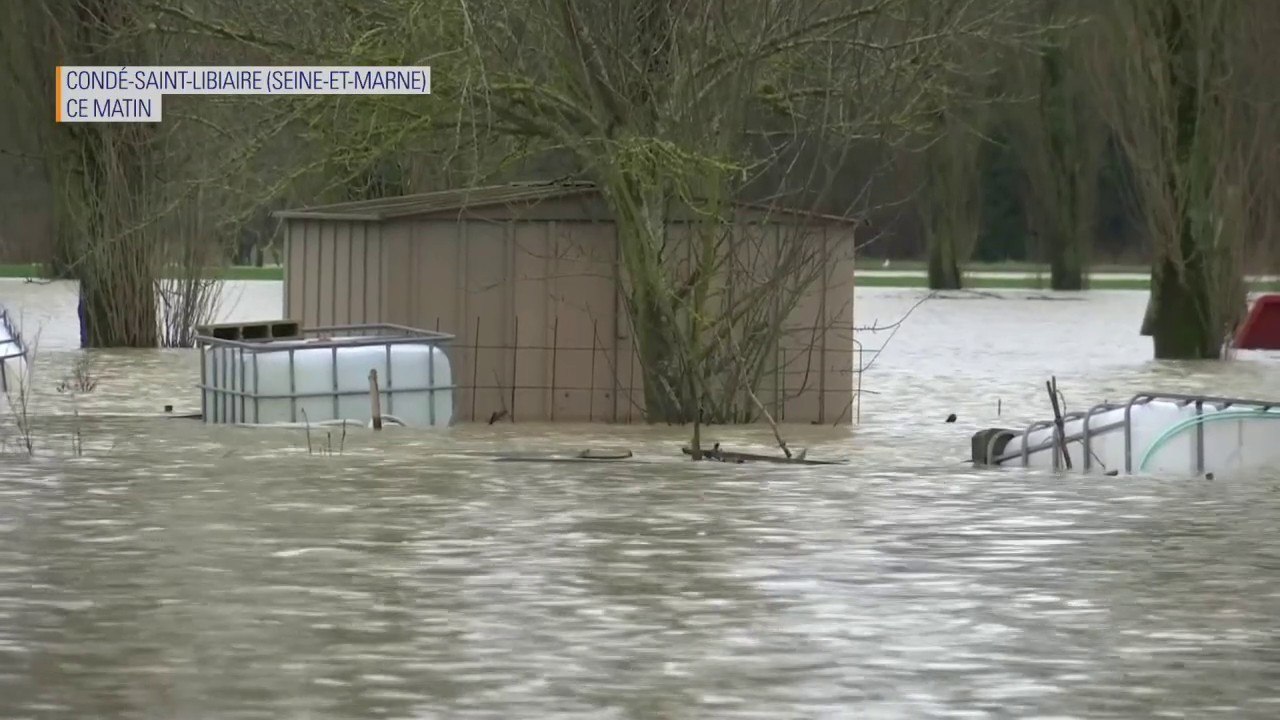 Crue en Seine-et-Marne : les images des inondations à Condé-Saint-Libaire