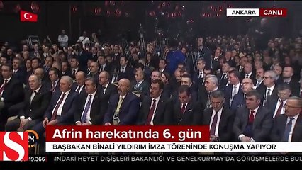 Başbakan Yıldırım�dan camiye roketle saldıran terör örgütüne sert tepki ' alçaklar'