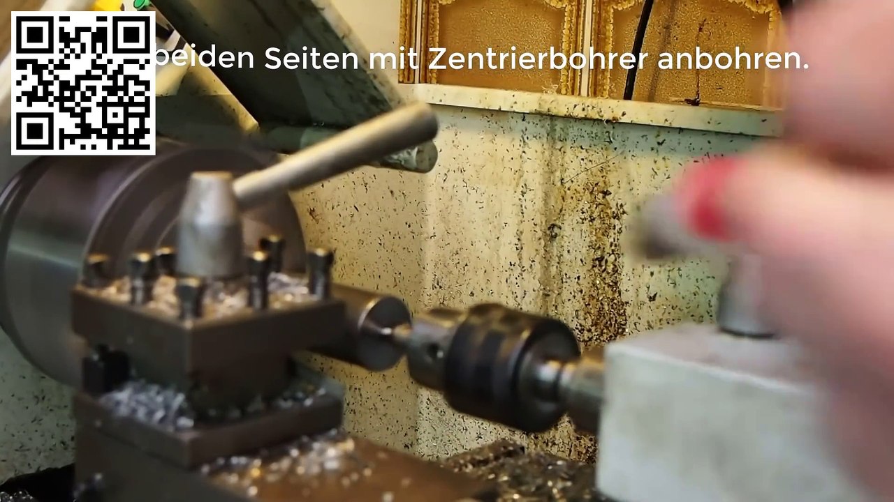 DIY Mini-Extruder Herstellung Barrel aus Vollmaterial Teil 1