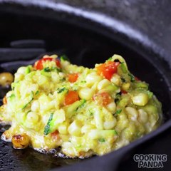 Mini Corn Zucchini Cakes
