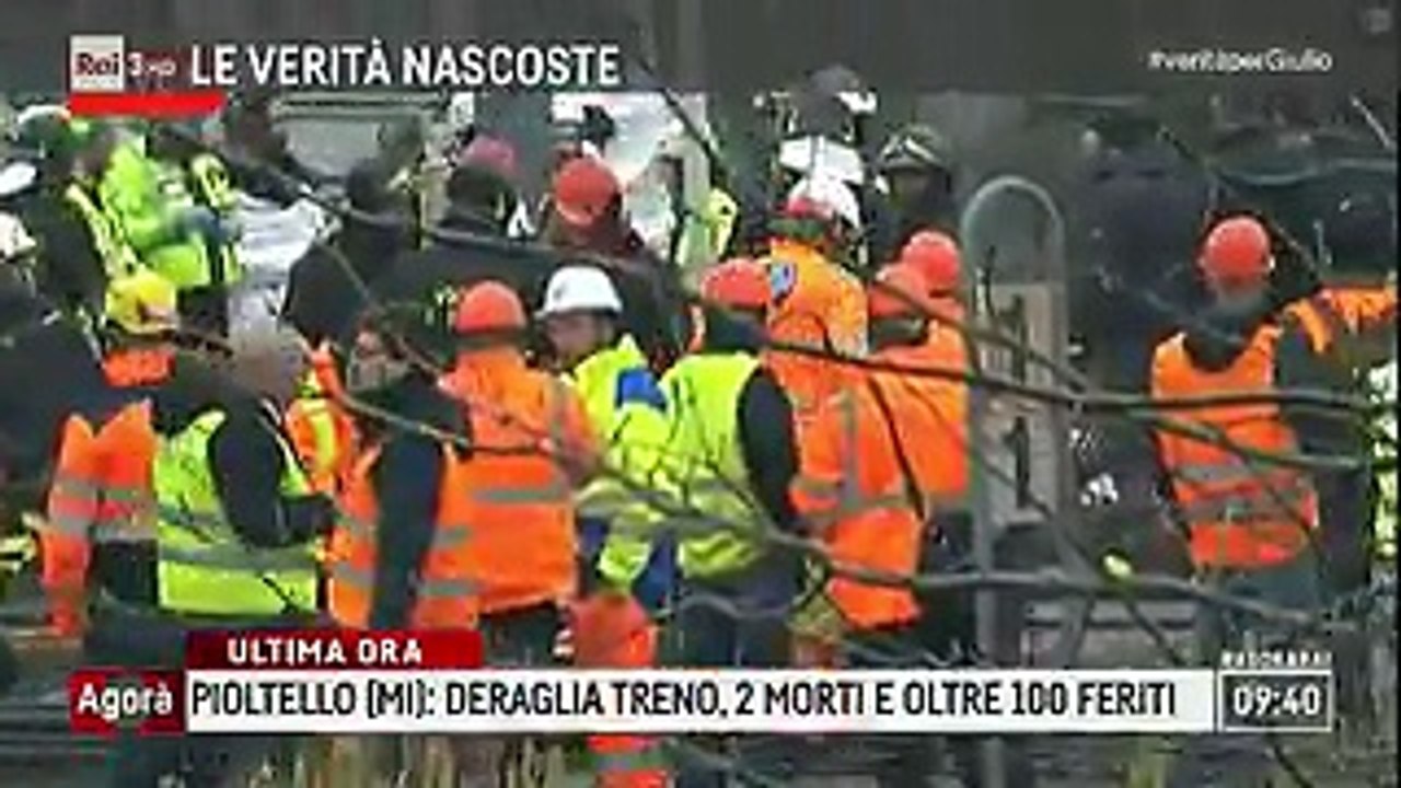 Un train déraille près de Milan - Au moins 3 morts et 100 blessés, dont 10 graves,selon un dernier bilan des secouristes