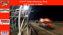 3.24.17 Attica Raceway Park 410 Sprints A Main