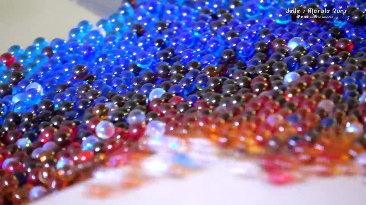 Marble Run with 100,000 tiny marbles! (ASMR video)